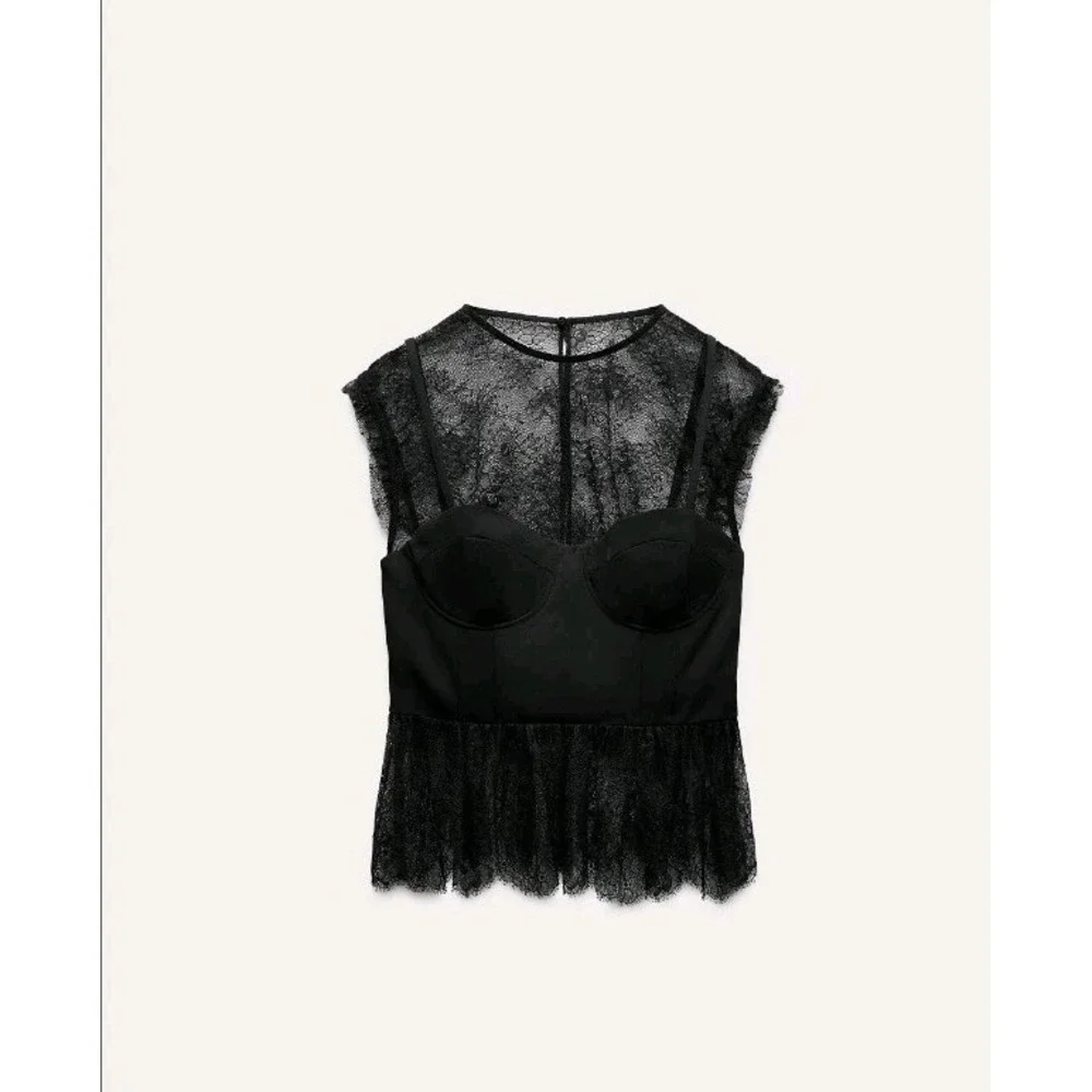 Zara lace bustier